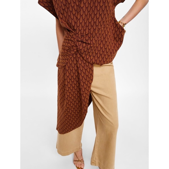 ZARA Jacquard T-Shirt - Picture 5 of 8